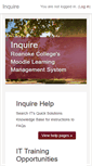 Mobile Screenshot of inquire.roanoke.edu