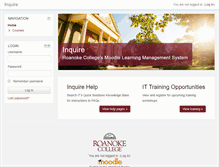 Tablet Screenshot of inquire.roanoke.edu