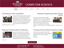 Tablet Screenshot of cs.roanoke.edu
